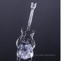 Hand Pressed Glass Guitar Shaped Decorative glassware